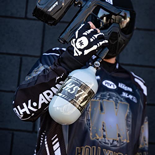 HK Army 68ci 4500psi HPA Paintball Tank   HSTL Carbon Fiber   Grey