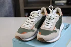 Zapatillas HOFF Rhodes para hombre, talla 10 EU44, color verde, beige, tostado y blanco, cómodas para caminar.