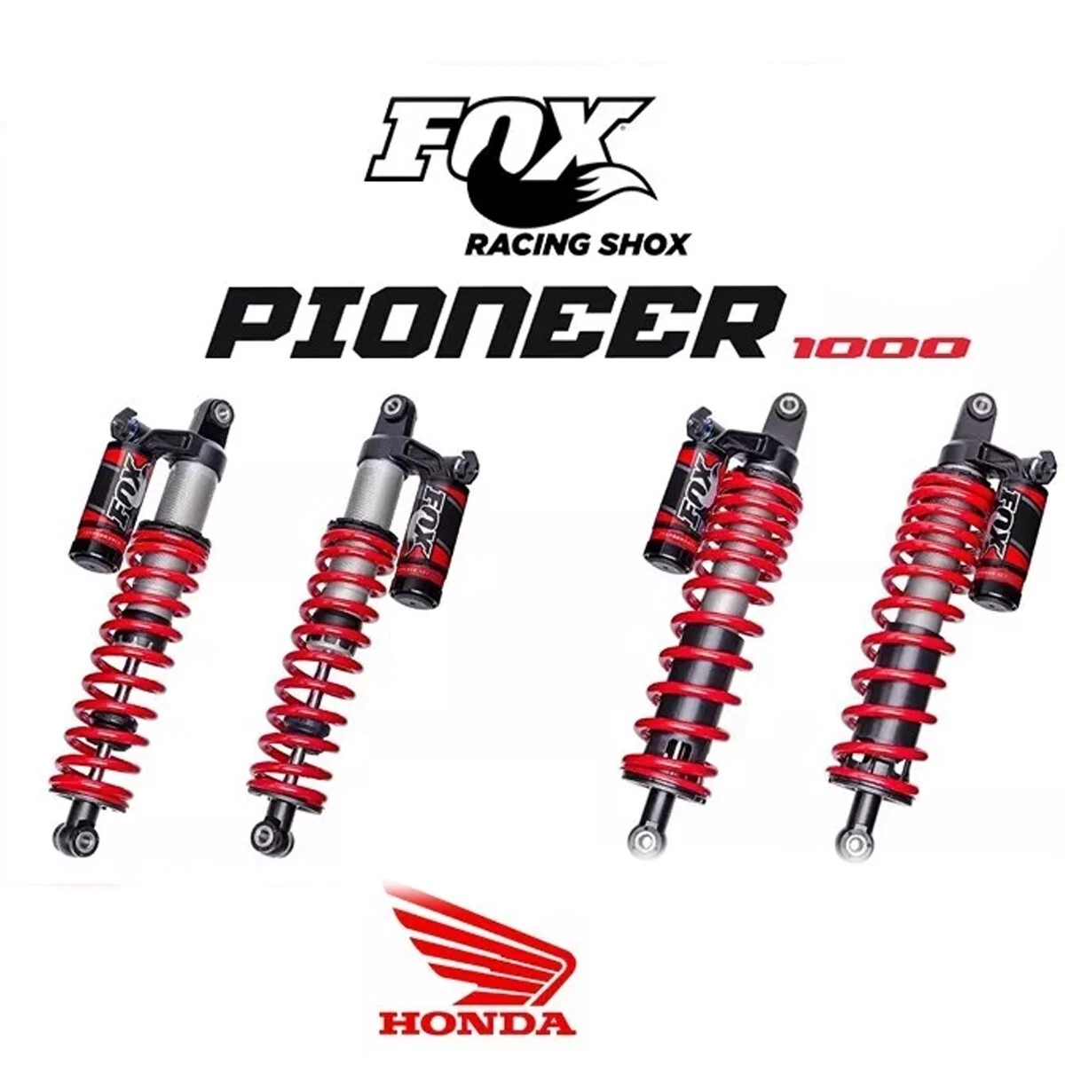HONDA FOX QS3 SHOCKS 2016 2023 PIONEER 1000 3P FRONT/REAR