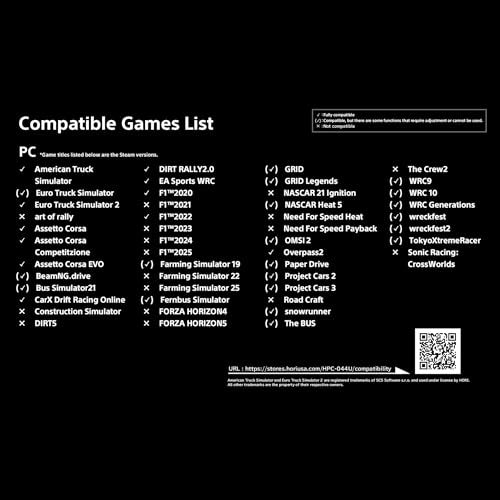 HORI Truck Control System for Windows 11/10 with Force Feedback Steering Wheel  Shifter Control Panel  & Pedals