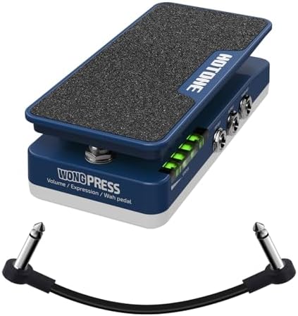 HOTONE 2 in 1 Passive Expression Footswitch EXP Pedal Ampero II Press Included 1 PCS Additional 15 CM TS Cable 