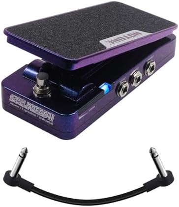 HOTONE 2 in 1 Passive Expression Footswitch EXP Pedal Ampero II Press Included 1 PCS Additional 15 CM TS Cable 