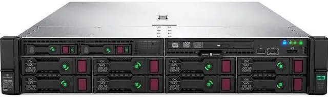 HPE ProLiant DL380 Gen10 Server with one Intel Xeon Gold 6226R processor  32 GB Dual Rank Memory  8 Small Form Factor Drive Bays  one HPE Ethernet 10Gb 2 port FLR SFP  BCM57414 Adapter