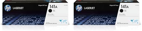 Cartucho de tóner negro HP 141A para impresoras | Funciona con la serie de impresoras: LaserJet M110, LaserJet MFP M139, M140 | W1410A