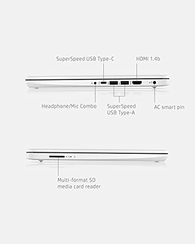 HP 14 Laptop  Intel Celeron N4020  4 GB RAM  64 GB Storage  14 inch Micro edge HD Display  Windows 11 Home  Thin & Portable  4K Graphics  One Year of Microsoft 365  14 dq0040nr  Snowflake White 