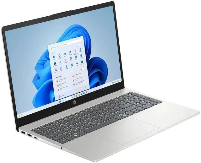 HP 15 6" IPS FHD Touchscreen Business and School Laptop Intel core i5 1334U  Beat i7 1255U  32GB RAM 2TB SSD Intel Iris Xe Graphics HDMI USB C Long battery life AI Copilot Windows 11 Pro Silver