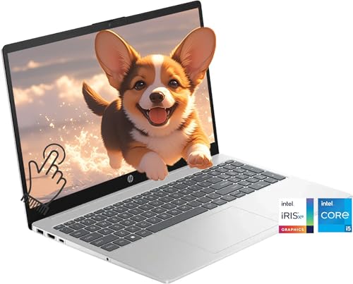 HP 15 6 Touchscreen Laptop 15 INCH HD Student Laptops  12th Gen Intel 10 Cores Processor  Beat i7 1195G7   16GB RAM 1TB PCIe SSD  Iris Xe Graphics  Wi Fi 6E Win11  Silver  BWE Accessories