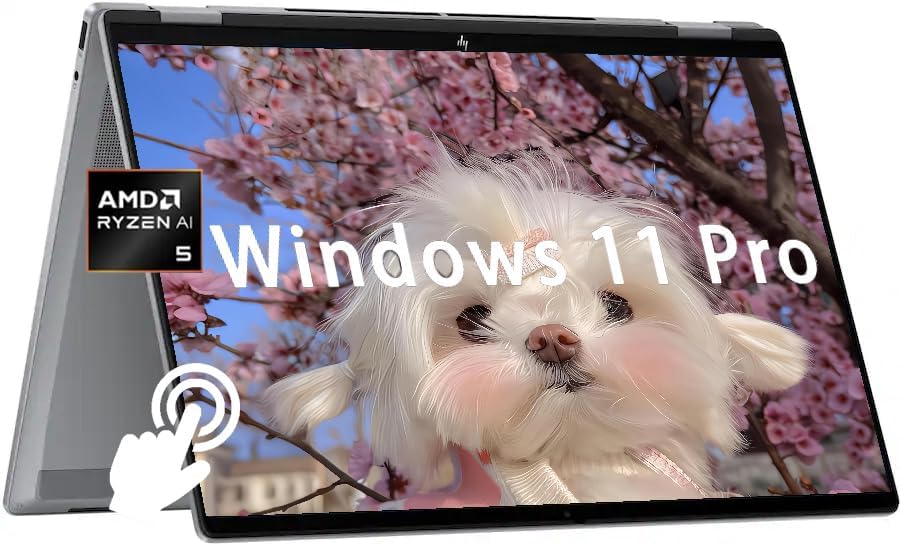 HP 15 6 Touchscreen Laptop  AMD Ryzen 3 7320U Up to 4 1 GHz   8 GB RAM LPDDR5  512 GB SSD  AMD Radeon Graphics  HD Private Webcam  HDMI  Wi Fi 6  Bluetooth  Anti Glare  Windows 11 Pro  Silver