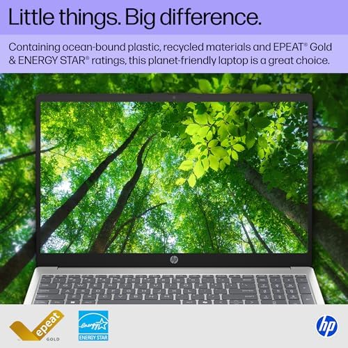 HP 15 6 inch Laptop  HD Touchscreen Display  AMD Ryzen 3 7320U  8 GB RAM  128 GB SSD  AMD Radeon Graphics  Windows 11 Home in S Mode  Natural Silver  15  fc0099nr