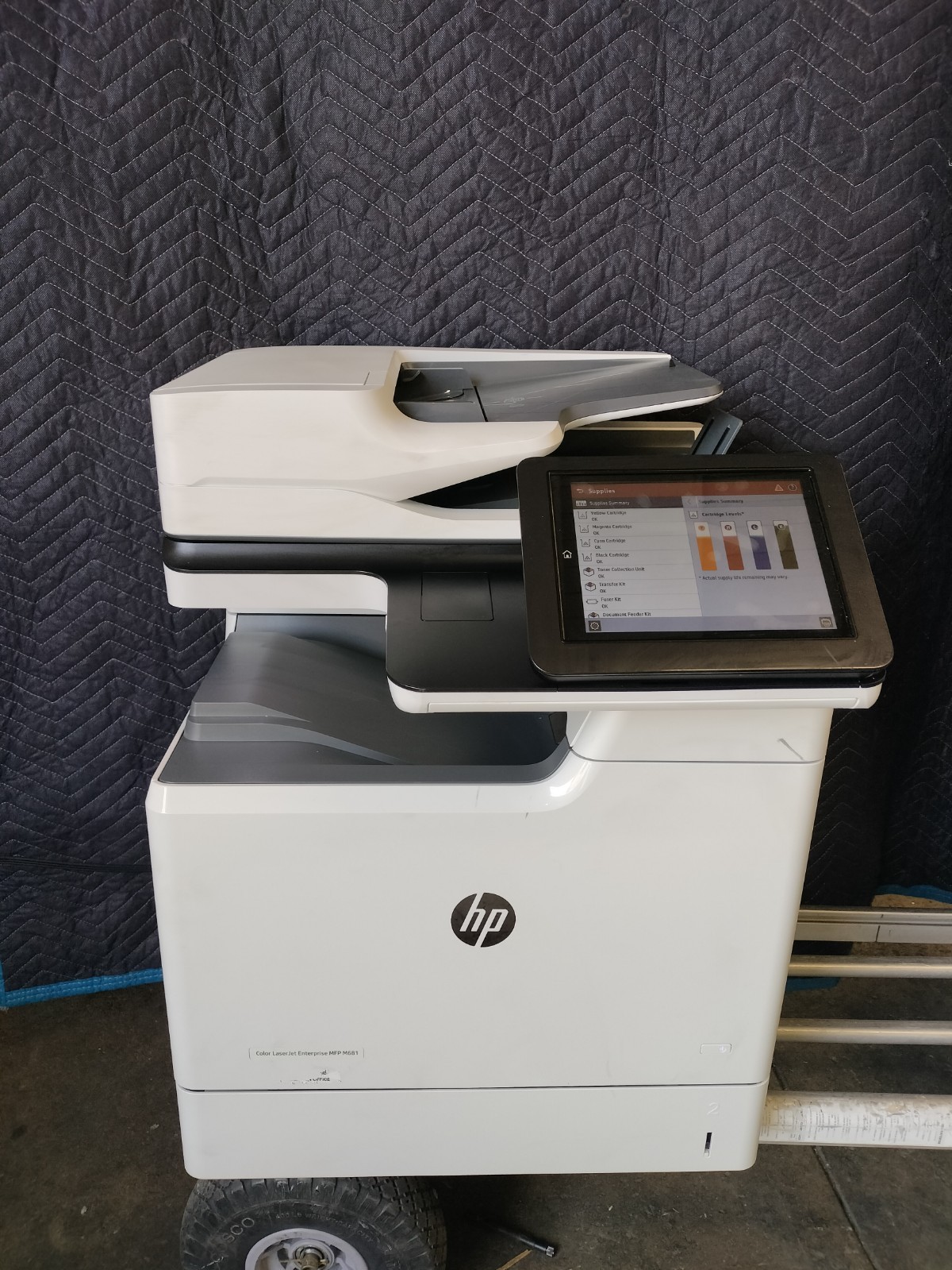 HP Color LaserJet Enterprise MFP M681 Printer J8A10A
