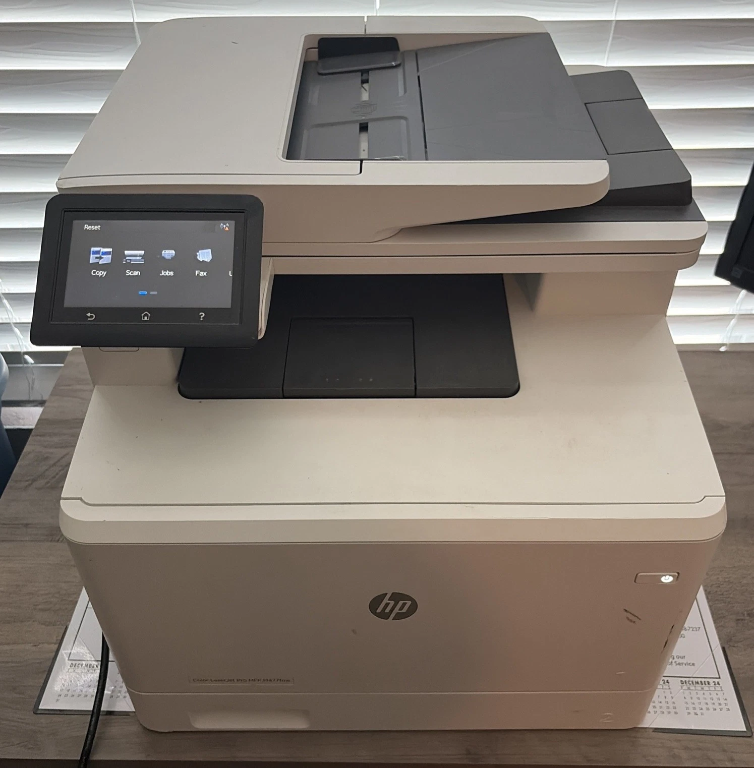 HP Color LaserJet Pro MFP M477FDN Wireless All In One Laser Printer READ