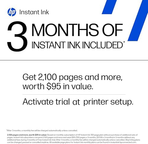 HP DeskJet 2855e Wireless All in One Color Inkjet Printer  Scanner  Copier  Best for home  3 months of Instant Ink included  Single band Wi Fi connectivity  588S5A 