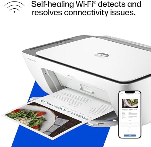HP DeskJet 2855e Wireless All in One Color Inkjet Printer  Scanner  Copier  Best for home  3 months of Instant Ink included  Single band Wi Fi connectivity  588S5A 