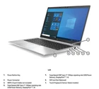 Portátil HP EliteBook 845 G8 con AMD Ryzen 5 PRO 5650U, 32 GB, 256 GB, pantalla de 14 pulgadas, W11P