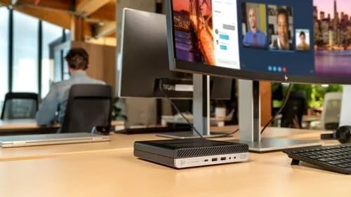 HP EliteDesk 800 G4 Mini Business Desktop Computer  Intel Core i5 8500 PC  8GB DDR4 RAM  256GB NVMe SSD  WiFi  Bluetooth  Keyboard & Mouse  Win11 Pro  Renewed 