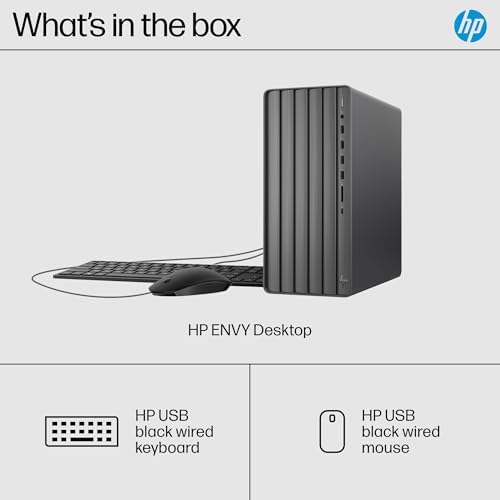 HP Envy Desktop PC  Intel Core i7 14700  32 GB RAM  1 TB SSD  Intel UHD Graphics 770  Windows 11 Pro  TE01 5002  2024 