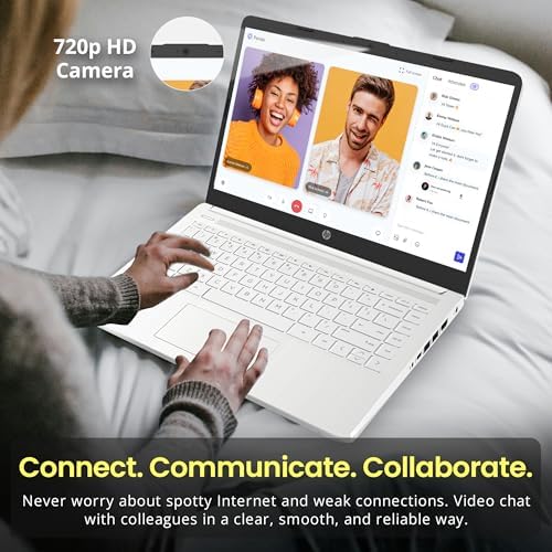 HP Flagship 14 HD Laptop with 1 Year Office 365   16GB RAM   1 22TB Storage 64GB EMMC & 160GB Docking Station Set & 1TB Cloud Storage    Intel Celeron Processor   Webcam   Win 11s   Blue