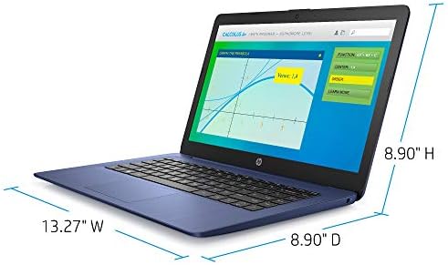HP Flagship 14 HD Laptop with 1 Year Office 365   16GB RAM   1 22TB Storage 64GB EMMC & 160GB Docking Station Set & 1TB Cloud Storage    Intel Celeron Processor   Webcam   Win 11s   Blue