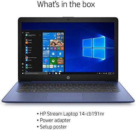 HP Flagship 14 HD Laptop with 1 Year Office 365   16GB RAM   1 22TB Storage 64GB EMMC & 160GB Docking Station Set & 1TB Cloud Storage    Intel Celeron Processor   Webcam   Win 11s   Blue
