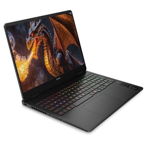 HP OMEN 16 Gaming Laptop  Intel Ultra 9 285H  32 GB DDR5 RAM  2 TB PCIe SSD  16 WQXGA  2560x1600  240Hz Display  Nvidia G Force RTX 5070  RGB Backlit Keyboard  W11 Home  Shadow Black