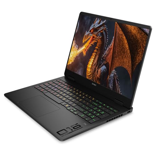 HP OMEN 16 Gaming Laptop  Intel Ultra 9 285H  32 GB DDR5 RAM  2 TB PCIe SSD  16 WQXGA  2560x1600  240Hz Display  Nvidia G Force RTX 5070  RGB Backlit Keyboard  W11 Home  Shadow Black