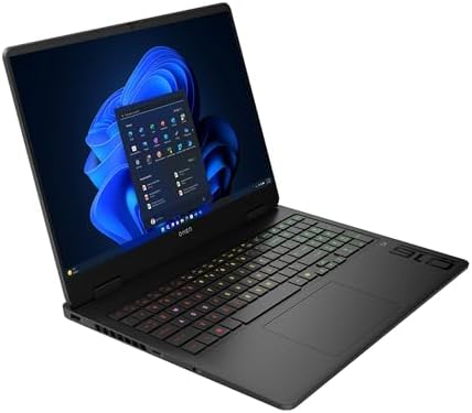 HP OMEN 16 Slim 16 IPS Micro Edge Display  Gaming Laptop  Intel Core Ultra 7 255H 1 5GHz Processor; NVIDIA GeForce RTX 5070 8GB GDDR7; 32GB DDR5 5600 RAM; 1TB NVMe SSD