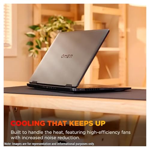 HP OMEN Gaming Laptop  AMD Ryzen 9 8940HX  32 GB DDR5 RAM  1 TB PCIe SSD  16 2K  1920x1200  144Hz Display  Nvidia G Force RTX 5060  Backlit Keyboard  W11 Pro  Shadow Black