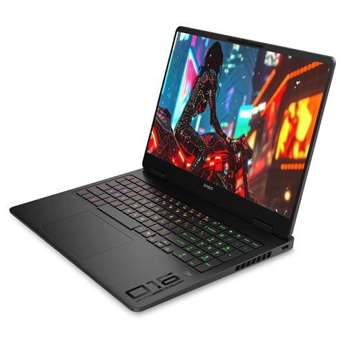 HP OMEN Gaming Laptop  AMD Ryzen 9 8940HX  32 GB DDR5 RAM  1 TB PCIe SSD  16 2K  1920x1200  144Hz Display  Nvidia G Force RTX 5060  Backlit Keyboard  W11 Pro  Shadow Black