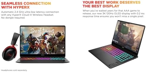 HP OMEN Transcend 14 AI Gaming Laptop 14 0 120Hz 3K OLED 500 nits Display  Intel Ultra 7 255H  GeForce RTX 5060 8GB  32GB LPDDR5X  1TB SSD  RGB KB  Thunderbolt 4  Win11Home  w/DKZ USB Port Expander