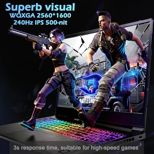 HP Omen Max 16  Gaming Laptop  AMD Ryzen AI 7 350  GeForce RTX 5070  WQXGA  2560   1600  240Hz IPS Display  32GB DDR5 2TB SSD  3 Heat Dissipation Design  Full Size RGB Keyboard  Omen AI  Win 11 Home