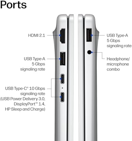 HP OmniBook 3 14 inch Next Gen AI PC  2K Display  Snapdragon X X1 26 100  16 GB RAM  512 GB SSD  Qualcomm Adreno GPU  Windows 11 Home  Glacier Silver  14 hz0099nr