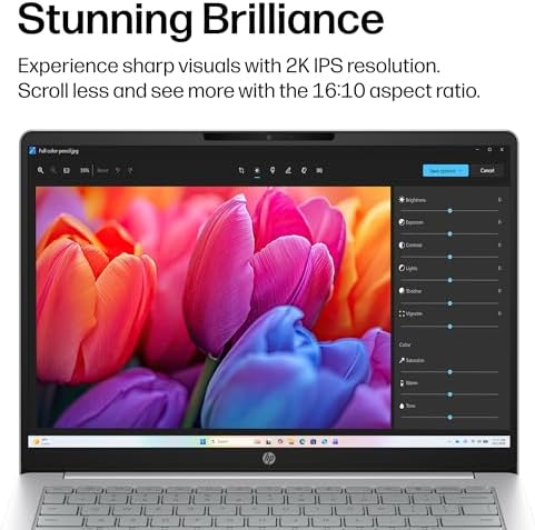 HP OmniBook 3 14 inch Next Gen AI PC  2K Display  Snapdragon X X1 26 100  16 GB RAM  512 GB SSD  Qualcomm Adreno GPU  Windows 11 Home  Glacier Silver  14 hz0099nr