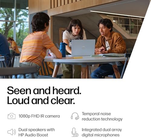 HP OmniBook 5 14 inch Next Gen AI PC  OLED Display  Snapdragon X Plus X1P 42 100  16 GB RAM  1 TB SSD  Qualcomm Adreno GPU  Windows 11 Home  Copilot  PC  Glacier Silver  14 he0099nr