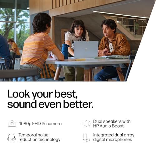 HP OmniBook 5 16 inch Next Gen AI PC  2K Touchscreen  Snapdragon X Plus X1P 42 100  16 GB RAM  512 GB SSD  Qualcomm Adreno GPU  Windows 11 Home  Copilot  PC  Glacier Silver  16 fb0000nr