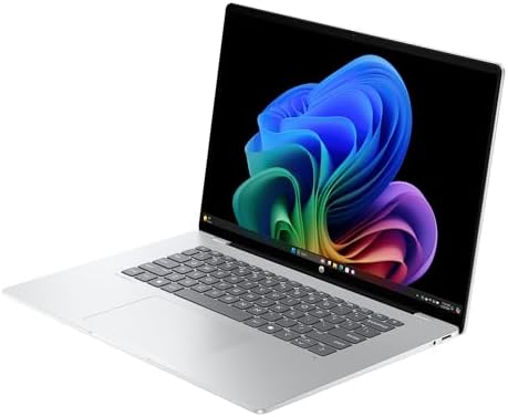 HP OmniBook 5 16 inch Next Gen AI PC  2K Touchscreen  Snapdragon X Plus X1P 42 100  16 GB RAM  512 GB SSD  Qualcomm Adreno GPU  Windows 11 Home  Copilot  PC  Glacier Silver  16 fb0000nr