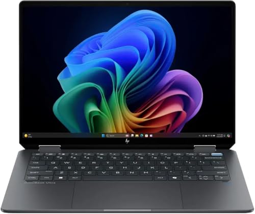 HP OmniBook Ultra Flip 2 in 1 Copilot  AI PC Laptop   14 3k OLED Touch   Intel 8 core Ultra 7 256V  Up to 47 Tops    16GB RAM 1TB SSD   Fingerprint Backlit Keyboard Win11 Pro w/DLCA Accessory