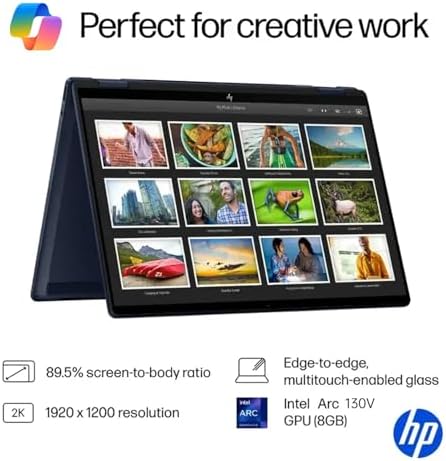HP OmniBook X Flip 14 2 in 1 Laptop  Laptop Touchscreen 14 WUXGA IPS  Intel 8 core Ultra 5 226V  Intel Arc 130V GPU  16GB RAM 512GB SSD  Thunderbolt 4  Windows 11 Home
