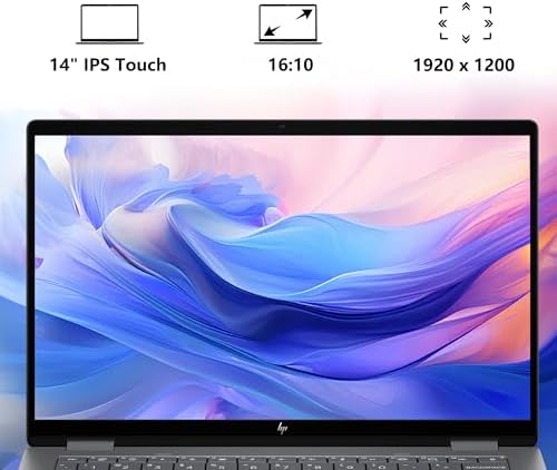 HP OmniBook X Flip 2 in 1 Copilot  AI PC Laptop   14 WUXGA Touch 400nits   AMD 6 core Ryzen AI 5 340  Up to 50 Tops    16GB DDR5 1TB SSD   Backlit Wi Fi6E 5MP IR Camera Poly Win11 w/DLCA Accessory