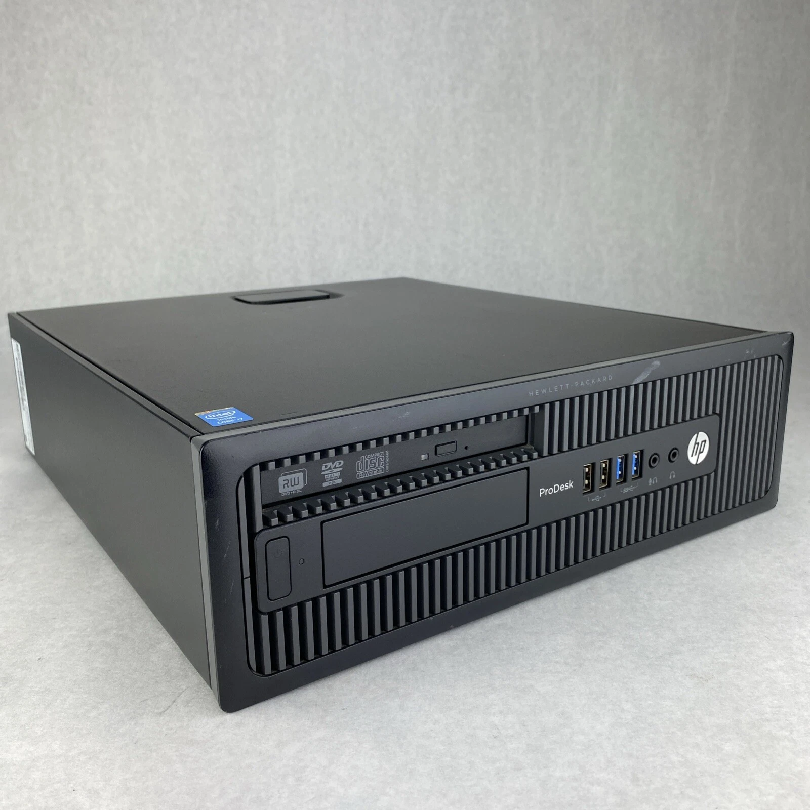 HP ProDesk 600 G1 SFF Intel Core i7-4770 3,40 GHz 1 x 8 GB RAM DVDRW Sin HDD SO