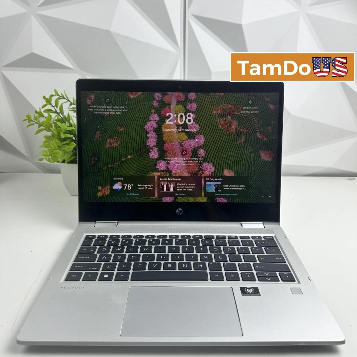 HP Pro x360 435 G9 Laptop  13 3" FHD Touch  Ryzen 7 PRO 5875U  16GB  256GB READ 