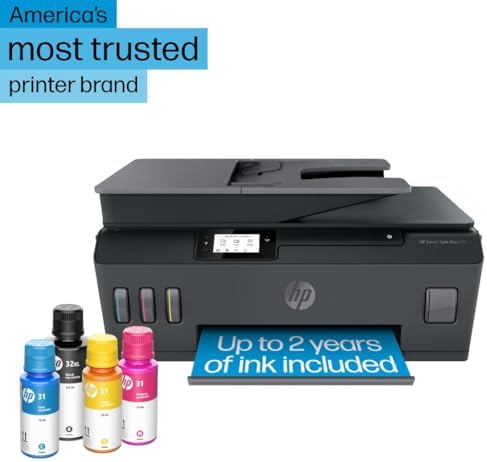 HP Smart Tank Plus 570 Wireless All in One Ink Tank Printer with up to 2 Years of Ink Included  5HX14A