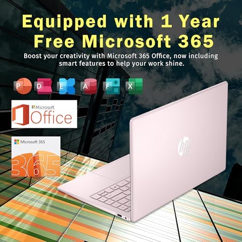 HP Stream Laptop Intel N4000 4GB 64GB eMMC 14 Inch WLED Win 10 S with Office 365 1 Year