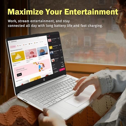 HP Stream Laptop Intel N4000 4GB 64GB eMMC 14 Inch WLED Win 10 S with Office 365 1 Year