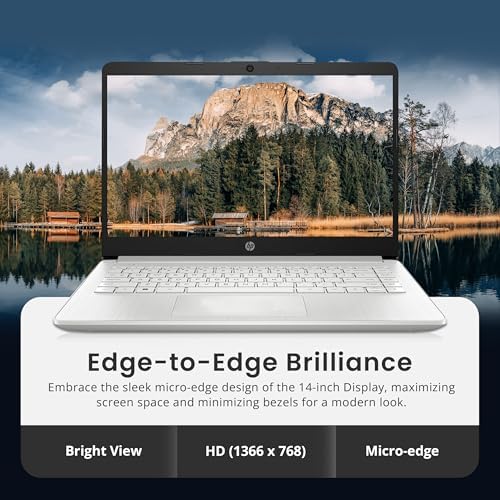 HP Stream Laptop Intel N4000 4GB 64GB eMMC 14 Inch WLED Win 10 S with Office 365 1 Year