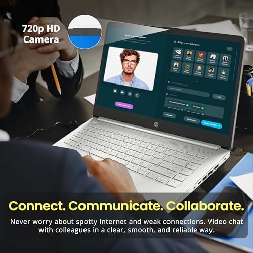 HP Stream Laptop Intel N4000 4GB 64GB eMMC 14 Inch WLED Win 10 S with Office 365 1 Year