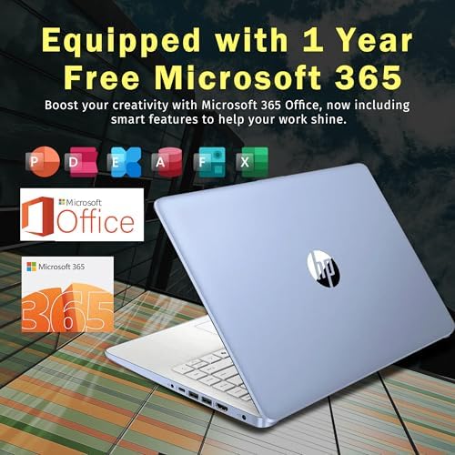 HP Stream Laptop Intel N4000 4GB 64GB eMMC 14 Inch WLED Win 10 S with Office 365 1 Year