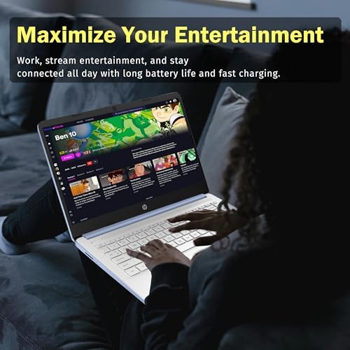 HP Stream Laptop Intel N4000 4GB 64GB eMMC 14 Inch WLED Win 10 S with Office 365 1 Year