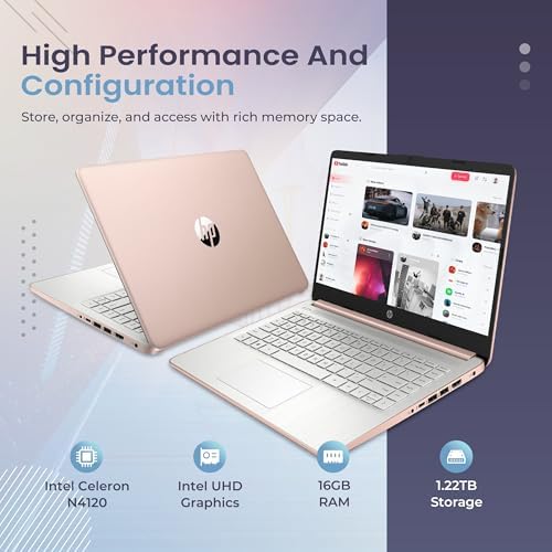 HP Stream Laptop Intel N4000 4GB 64GB eMMC 14 Inch WLED Win 10 S with Office 365 1 Year