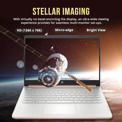 HP Stream Laptop Intel N4000 4GB 64GB eMMC 14 Inch WLED Win 10 S with Office 365 1 Year