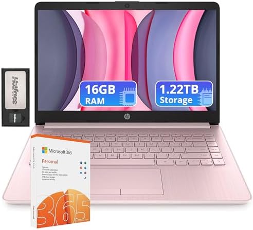 HP Stream Laptop Intel N4000 4GB 64GB eMMC 14 Inch WLED Win 10 S with Office 365 1 Year